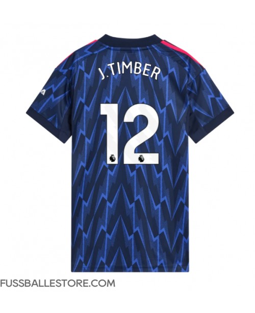 Günstige Arsenal Jurrien Timber #12 Auswärtstrikot Damen 2025-26 Kurzarm Günstige Arsenal Jurrien Timber #12 Auswärtstrikot Damen 2025-26 Kurzarm